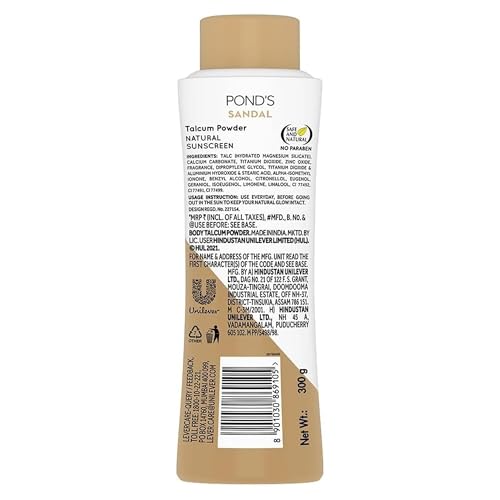 Ponds Sandal Talc (300g)