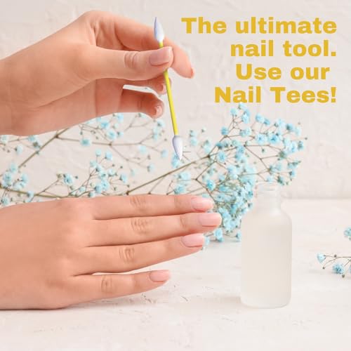 Double-Pointed Cotton Swabs for Nail Care - 120 Count, 6 Pack