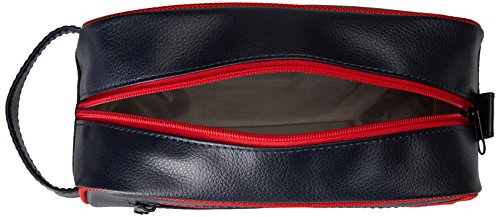 Nautica Men's Travel Toiletry Bag Organizer 1 Size Red Vegan Leather