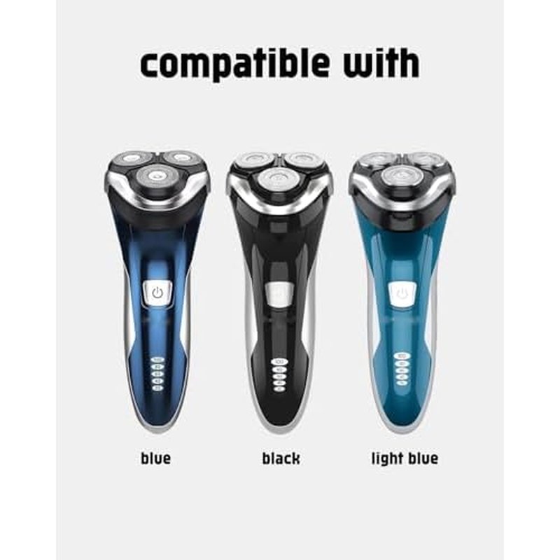 3PCS Sweetlf Replacement Blades for SweetLF Electric Razor for Men, Sweet LF Replacement Heads for SweetLF Shaver SWS7105 SWS7105BK, 2 Cleaning Brush