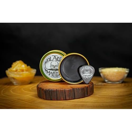 THE VINTAGE GROOMING CO. Death Grip and Black Magic Death Grip Extra Strong Hold Mustache Waxes Set