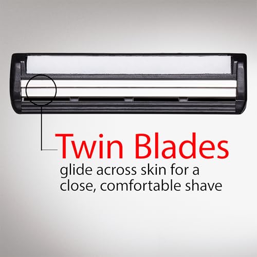 Gillette Trac II Plus Razor Blade Refills - Pack of 10, Twin Blades for Close, Comfortable Shave