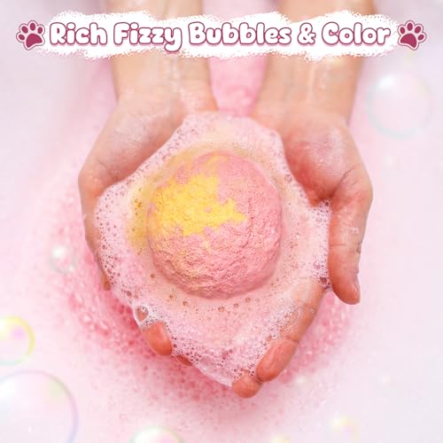 Kids Bath Bomb Set with Surprise Toys & Aromatic Fizzies - 12 Pack