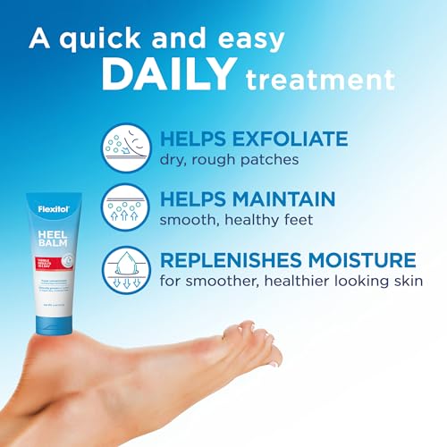 Flexitol Heel Balm Twin Pack 4oz - 25% Urea Deep Moisturizer for Dry Cracked Heels