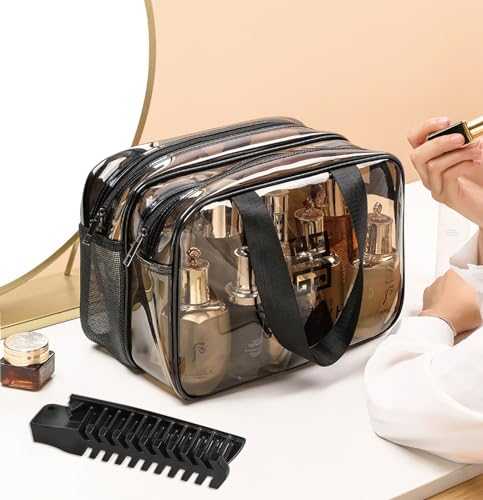 100 Pack Foldable Hair Combs Bulk with Double-Headed Teeth - Black, One Size