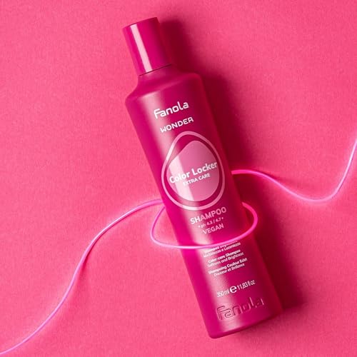 Fanola Moisturizing Shampoo for Color Treated Hair - Wonder Color Locker - Nourishing Hair Shampoo for Women & Men - Protect Brilliance & Add Soft Shine (33.8 Fl oz)