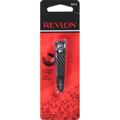 Revlon Mini Nail Clipper, Nail Care Tools, Curved Blade for Trimming & Grooming, Easy to Use (Pack of 2)