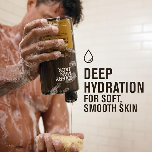 Every Man Jack Amber + Sandalwood Hydrating Body Wash for Men 24oz 2-Pack