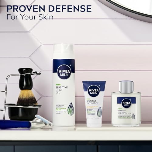 Men's Sensitive Post-Shave Balm - Soothes & Heals Skin, 3.3 oz, Pack of 2