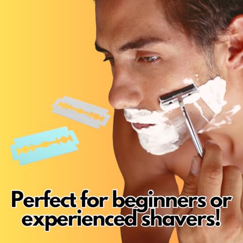 G.B.S Double Edge Safety Razor Blades Variety Pack with Styptic Powder - 120 Count