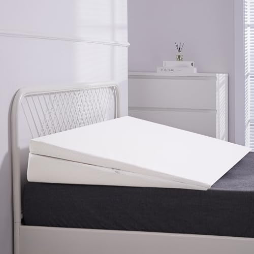Adjustable Wedge Pillow Mattress Topper for Reflux Snoring Support