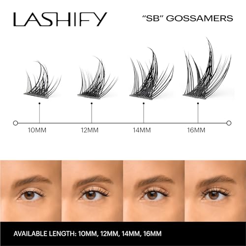 Gossamer DIY Eyelash Extensions Refill - Multi-Length 10mm Lash Flares