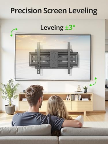 Heavy Duty Full Motion TV Wall Mount 42-100 Inch Swivel Tilt Leveling Adjustable