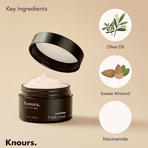 Korean One Perfect Youth Cream | Women's Wellness | Niacinamide + Shea Butter | Clean Beauty | Sensitive, Dull, Aging Skin | 50ml/1.69oz