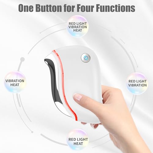 Heated Electric Gua Sha Tool for Facial & Body Massage, 4-in-1 Skin Care Device