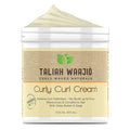 Natural Curly Curl Cream 16oz - Defines Waves & Coils, No Frizz, Paraben-Free