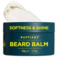 Ruffians Beard Balm (1.7 Oz Fl / 50 ML) Omega-Enhanced Conditioning Beard Solution, for Softness and Shine, Low Hold, Shapes and Conditions, for Mid and Long Beards