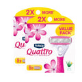 Schick Quattro Women's Razor Refills - Pack of 16, 4 Blades for Legs and Body