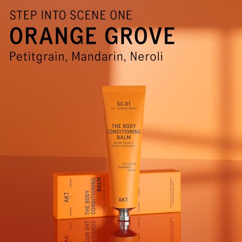 AKT Body Conditioning Balm - All Genders, 3.4 Fl Oz, Orange Grove Variation