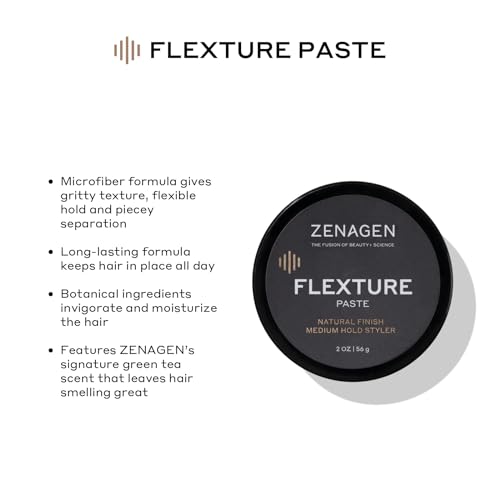 Men's Hair Texturizing Paste with Light Hold - 2 Oz