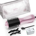 2-Inch Dual Voltage Hair Dryer Brush - Travel Hot Air Styling Tool