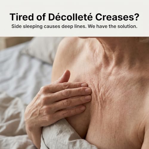 Reusable Silicone Chest Wrinkle Patches ? 2 Pack Silicone Chest Wrinkle Pad for Overnight Hydration & Skin Appearance Smoothing ? D?collet? Sleep Pads for All Skin Types