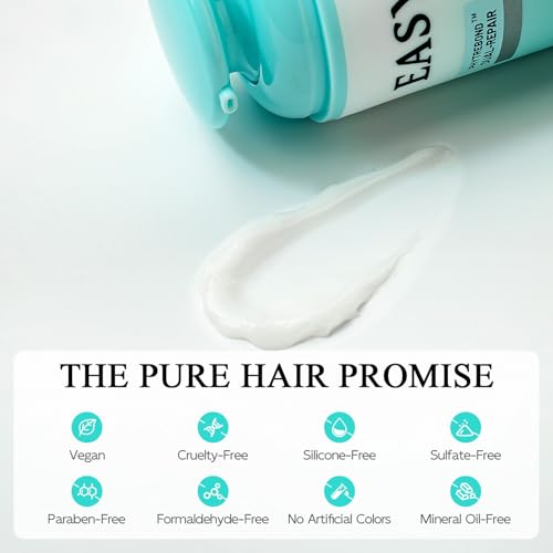 Vegan Bond Repair Hair Mask - Deep Conditioner with Peptides & Amino Acids for Damaged Hair