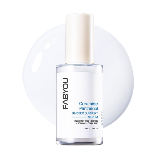 Ceramide Panthenol Barrier Support Serum 1.69 fl oz - Deep Hydration & Soothing for Dry & Sensitive Skin, Barrier Repair with 8 Types of Hyaluronic Acid, Korean Skincare