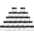 Clear 2 oz Glass Jars with Lids - 24 Pack Small Cosmetic Containers - Variation of THIS listing