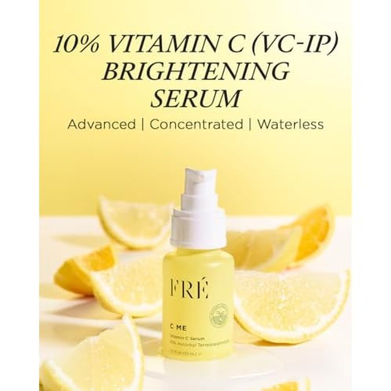 10% Vitamin C Serum for Face ? FR? Waterless Brightening Serum with Argan Oil ? 1.01 fl oz