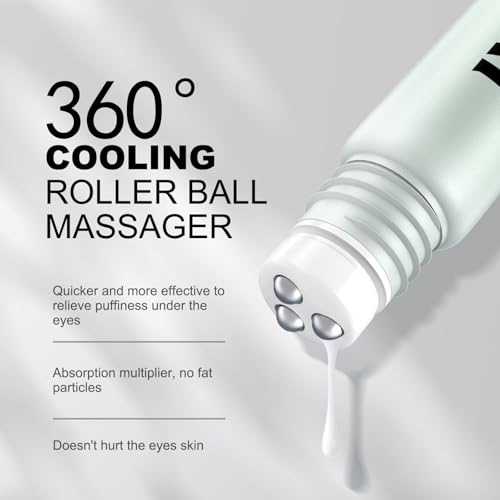 Face Scrub for Men and JVR Caffeine Eye Cream and Under Eye Roller Facial Scrub for Deep Exfoliating for Fine Lines