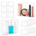 Transparent 5.9" Mini Clear Makeup Bags - 80 Pack Water-Resistant Cosmetic Pouches with Zipper, TSA Approved Travel Organizer