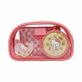Impressions Vanity Hello Kitty 3 Piece Makeup Bag Set Includes Large, Medium, and Small Pouches, a Stylish Makeup Organizer Bag with Nested Design, and a Travel Cosmetic Bag for Women (Pink)