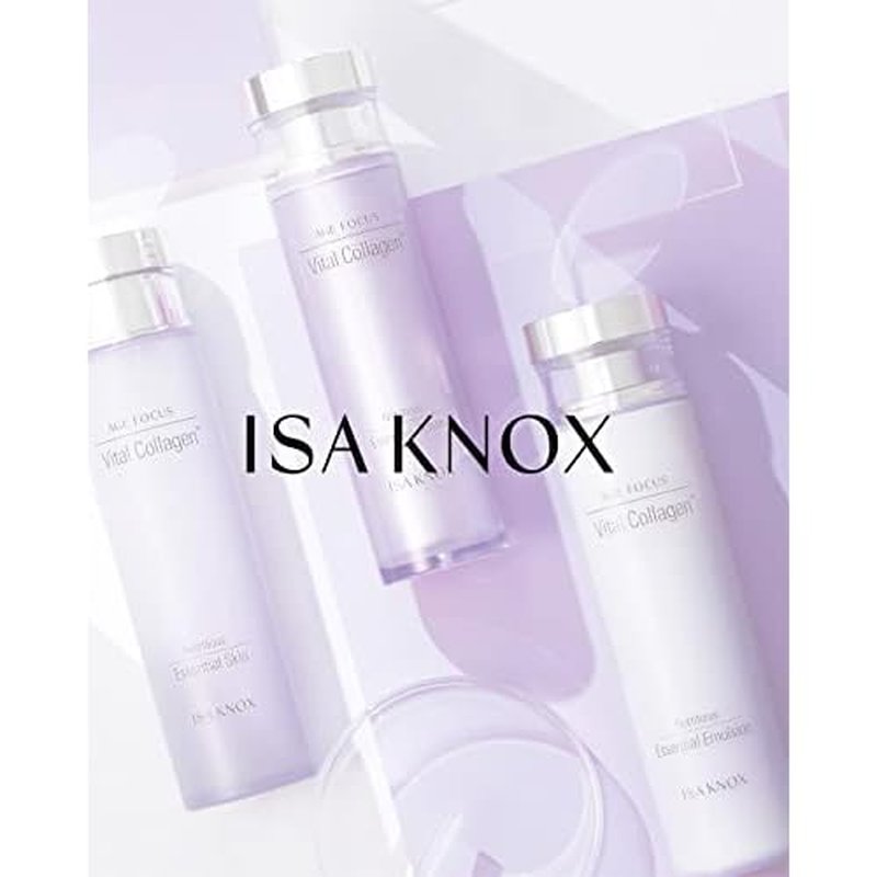 ISA KNOX Age Focus Vital Collagen Essential Toner by LG Beauty, Prime Wrinkle for All Serum & Prime Eye for All Cream (177 ml/5.99 fl oz) - Korean Skin Care by LG Beauty.