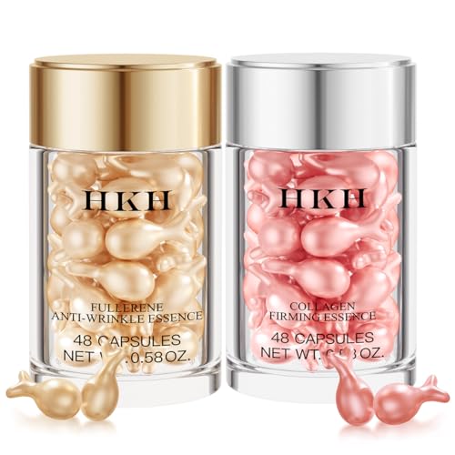 Vitamin C & Retinol Serum Capsules Set - 96 Travel-Friendly Single-Use Pouches