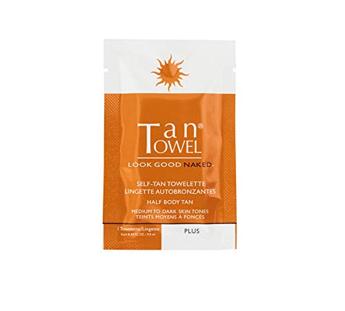 Tan Towel Self-Tanning Kit - 6 Piece Sunless Tanning Set with Towelettes & Mist