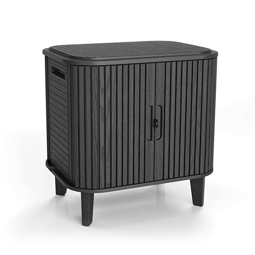 Keter Velo 30 Gallon Outdoor Storage Cabinet - 1-Pack Weatherproof Deck Box