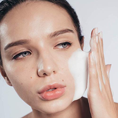 Cooling Foam Facial Cleanser with Aloe Vera & Peppermint - Gentle, SLS-Free 5oz