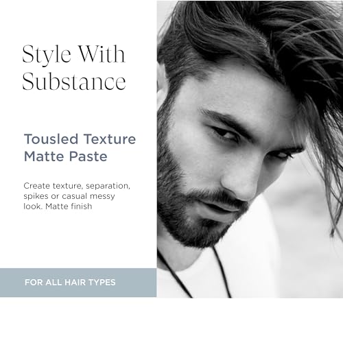 Intelligent Nutrients Tousled Texture Matte Hair Paste - Medium Hold, Organic & Natural, All Hair Types, 2 oz