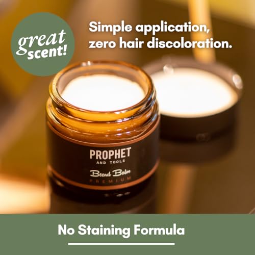 Prophet and Tools Organic Beard Balm 2.11oz - 12-Hour Hold & Hydration for All Beard Types
