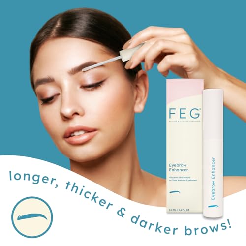 Eyebrow Enhancer Serum 3 Pack - Natural Peptide Conditioner for Thicker Brows