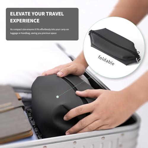 Silicone Toiletry Bag 4.5L - Water-Resistant Travel Organizer, Black