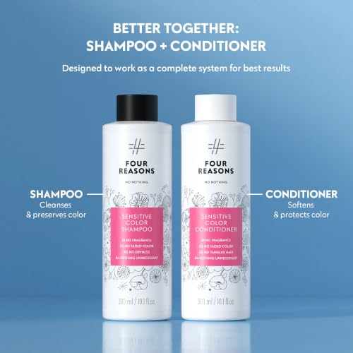 No Nothing Fragrance-Free Color Shampoo 10.1 Fl Oz for Color Treated Hair - Hypoallergenic, Moisturizing