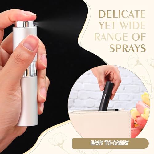 Honeydak 16 Pack Travel Spray Bottles - Multicolor 8ml Refillable Perfume Dispensers