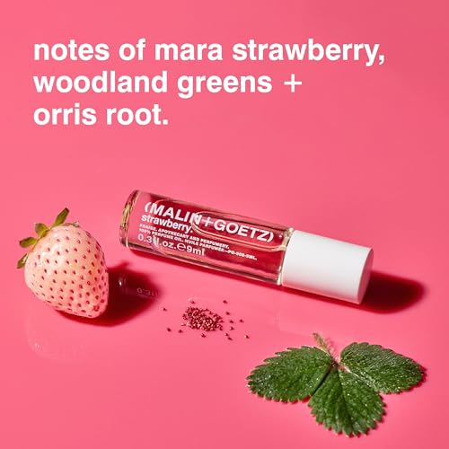 Perfume Oil - Strawberry Scent, Concentrated Fragrance in Travel Rollerball - Vegan Cruelty-Free