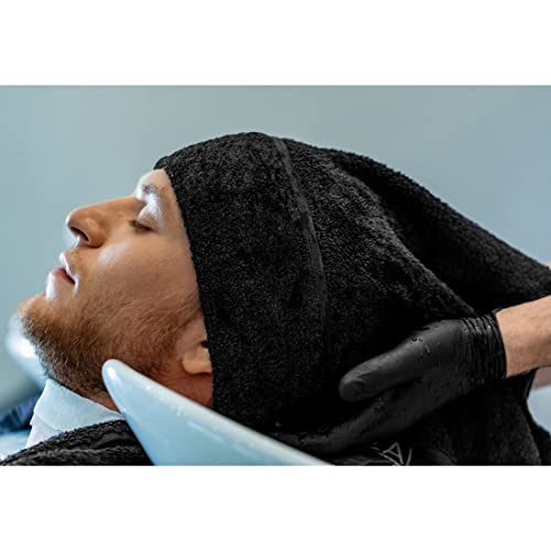 Cotton Salon Towels 16x27 Inches, Ultra-Absorbent & Machine Washable, 24 Pack for Hair, Spa, Gym & Home