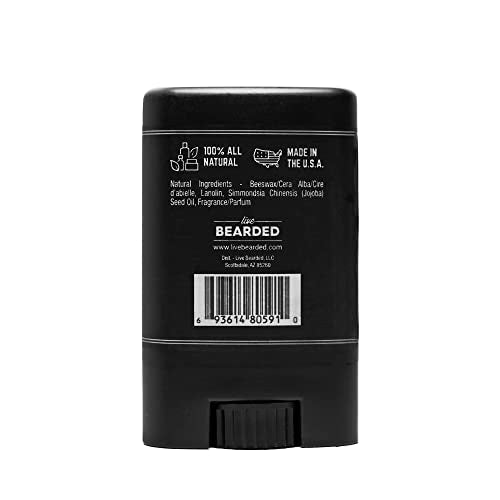 Medium Hold Mustache Wax Stick - Unscented, 0.35 oz - Live Bearded