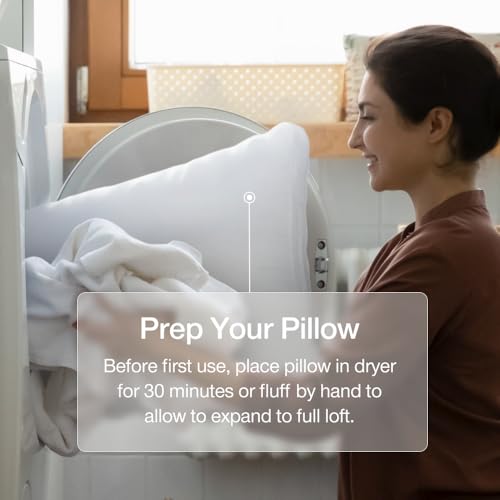 Cooling Pillows Set of 2 - Queen Size Adjustable Memory Foam with PCM Technology - Essence Cooling / Classic