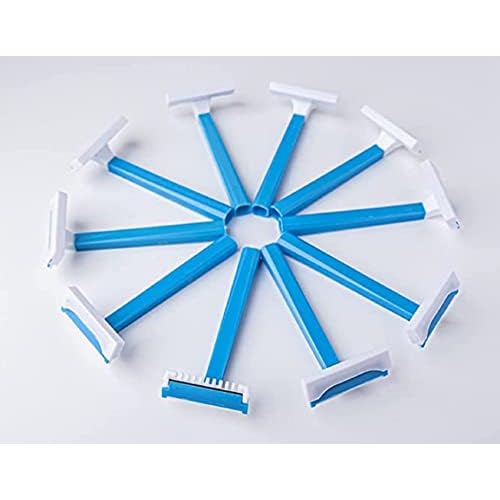Disposable Body Razor for Men (10 Pack) - Sensitive Body Razors/Blades (Blue)