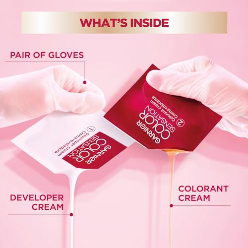 Garnier Color Sensation Root Touch-Up Hair Dye Kit - Red 6.6, Pack of 6